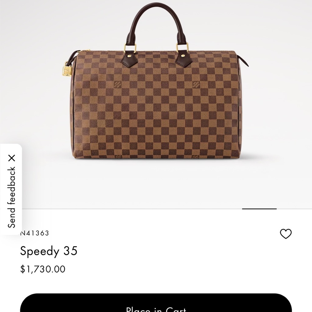 Louis Vuitton Brown Checkered Satchel